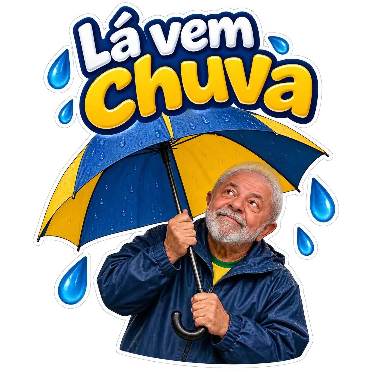 Outra amostra de figurinha da coleção Lula